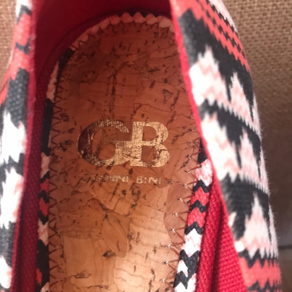 Multicolored wedge shoes - Picture 4 of 10